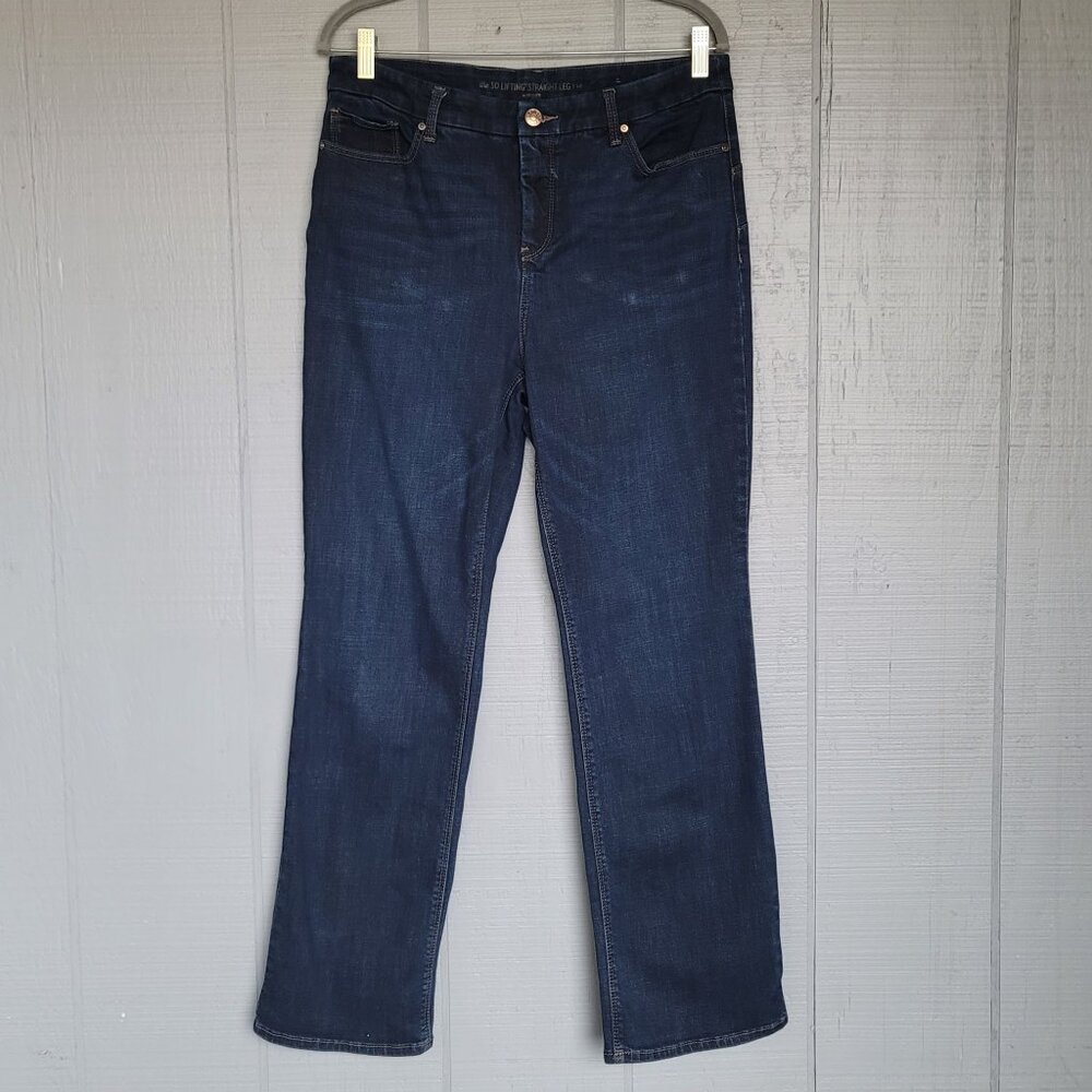 Chico's The So Lifting Straight Leg High-Rise Jeans. Size Chico's 1.5/US 10